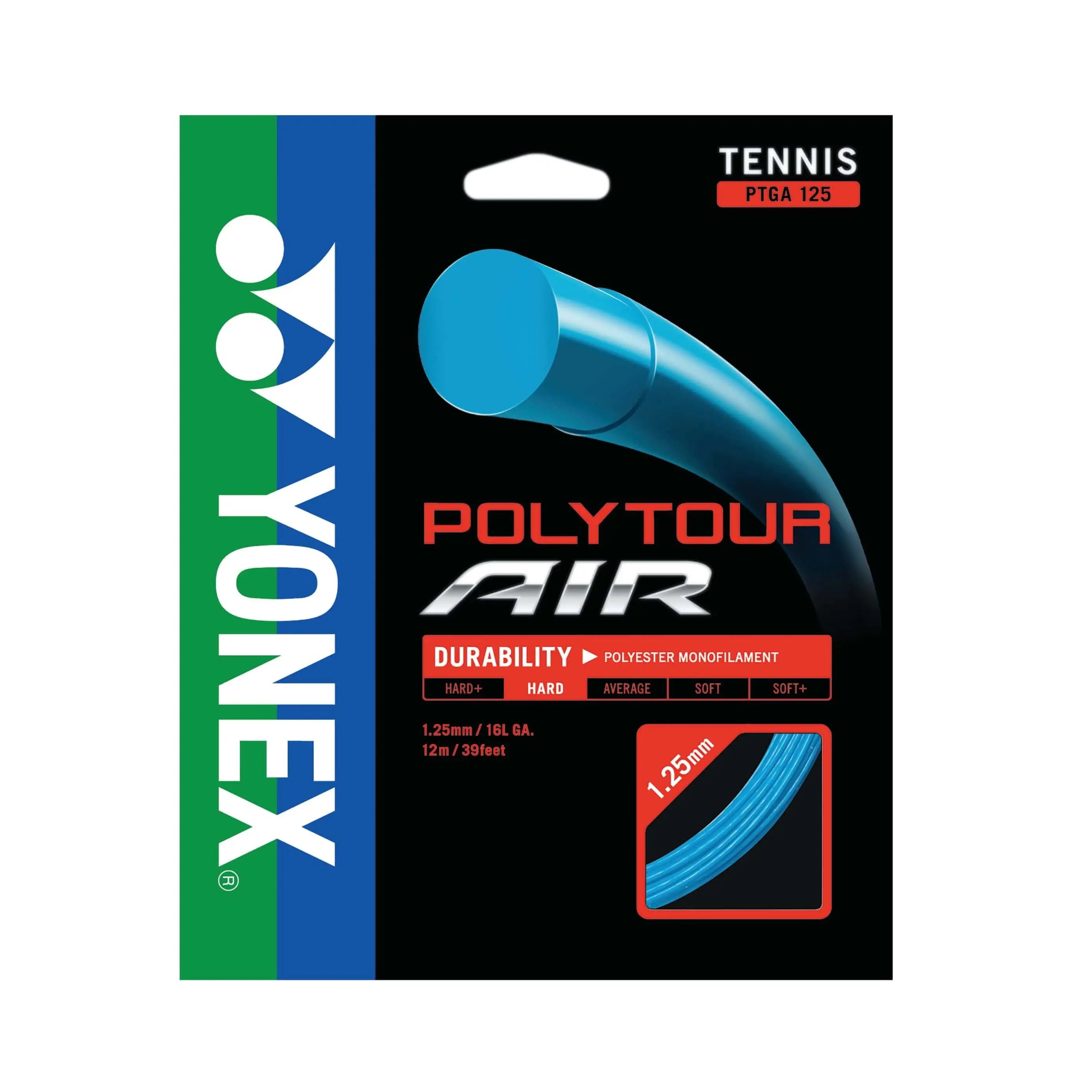Yonex Polytour Air 125 / 16L Tennis String - Sky Blue 