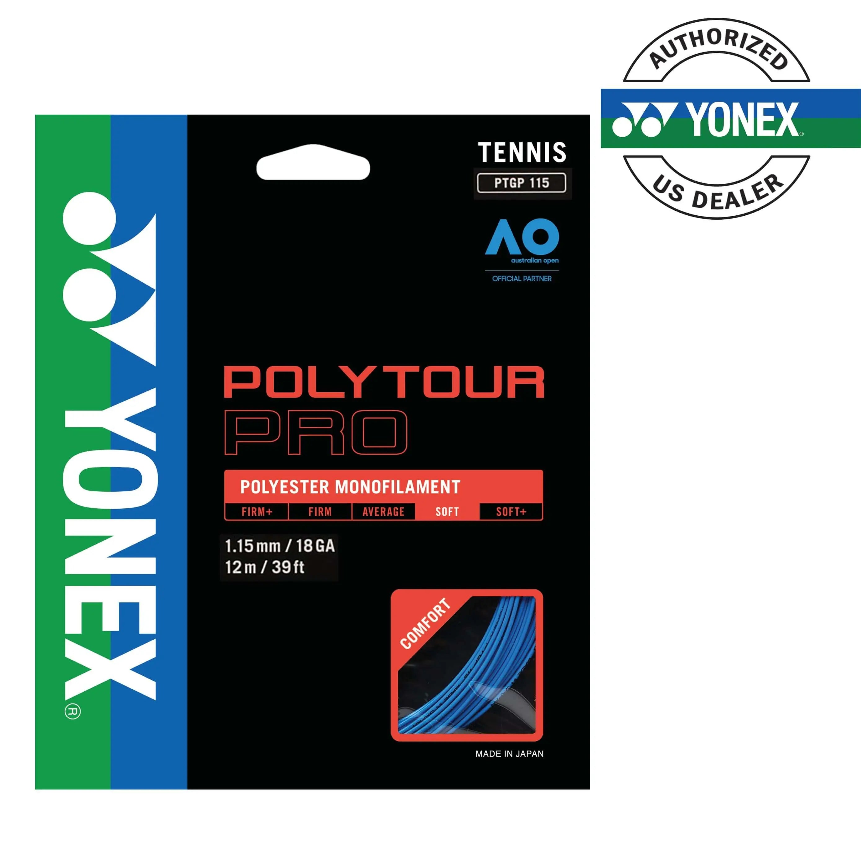 Yonex Polytour Pro 115 / 18 Tennis String 