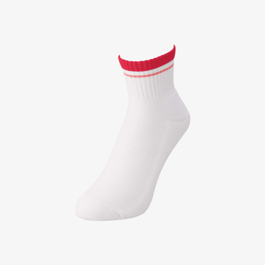 Yonex Men's Sports Crew Socks 19197SSRM (Sunset Red) 