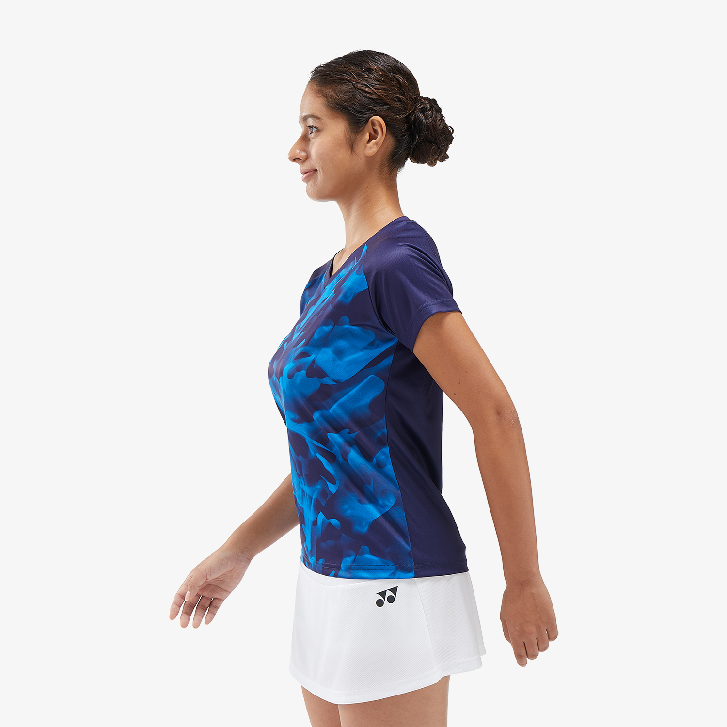 Yonex Women's Crew Neck Shirts YW0033 (Navy Blue)