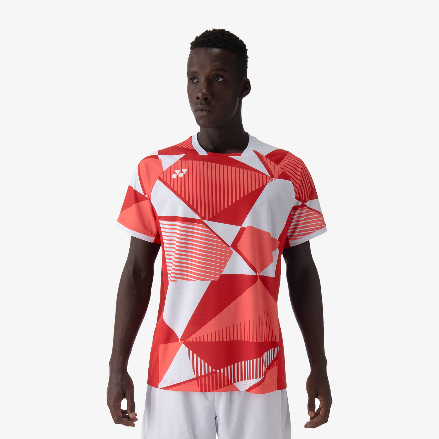 Yonex Men's Crew Neck Shirt 10635 (Tango Red)