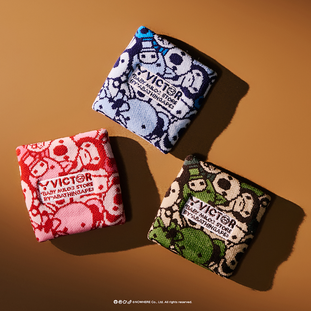 Victor x Baby Milo Store Wristband SP508BM-Q (Ape Bloom Camo Victor x Baby Milo Store Wristband SP508BM-Q (Ape Bloom Camo