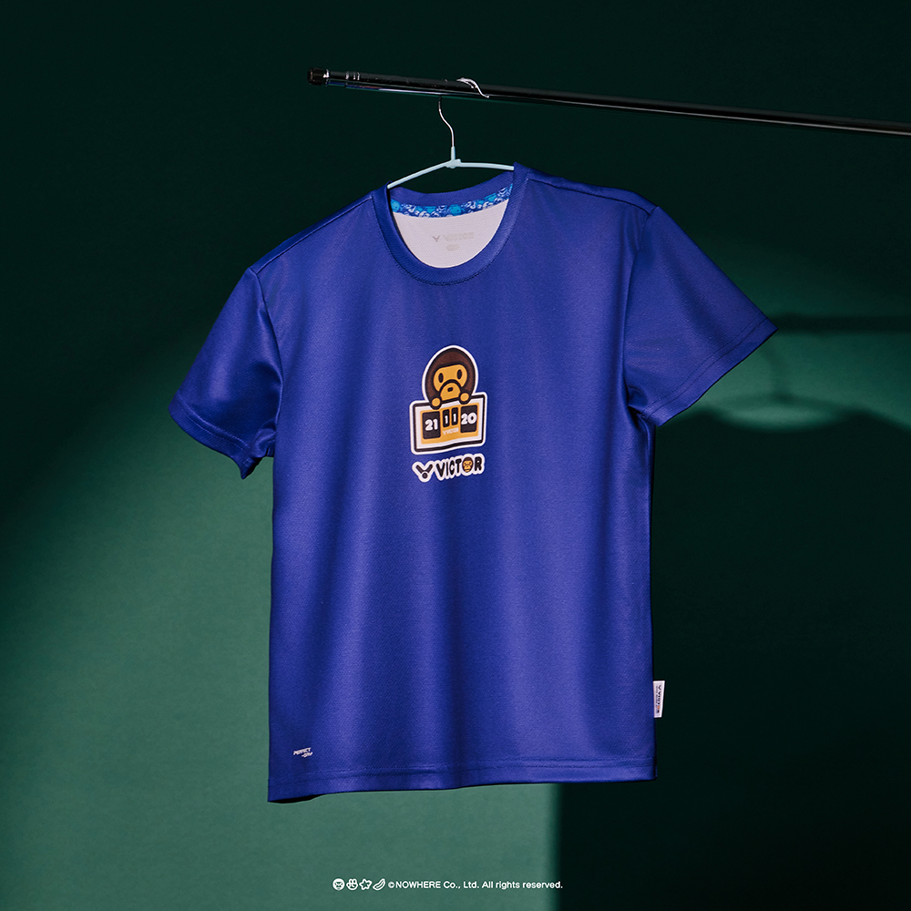 Victor x Baby Milo Store Knitted T-Shirt T-501BM-F (Milo Blue Victor x Baby Milo Store Knitted T-Shirt T-501BM-F (Milo Blue