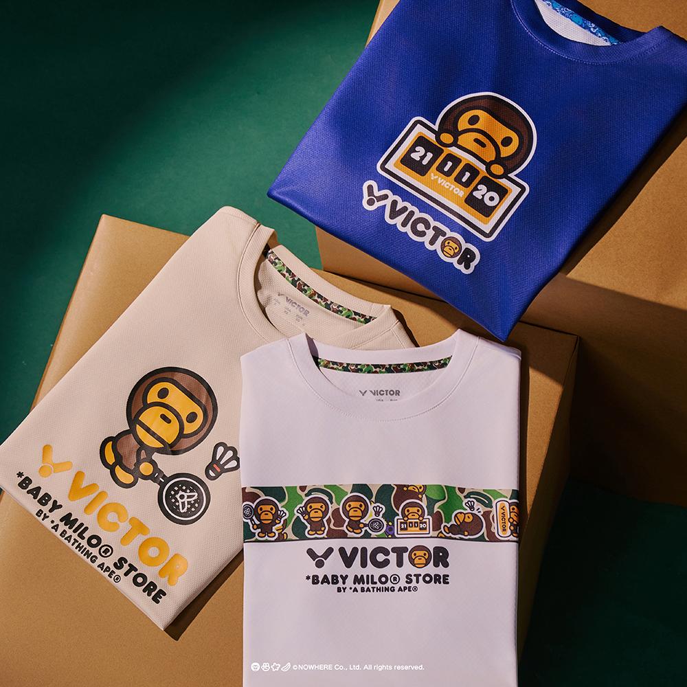 Victor x Baby Milo Store Knitted T-Shirt T-502BM-A (Milo Cloud Victor x Baby Milo Store Knitted T-Shirt T-502BM-A (Milo Cloud