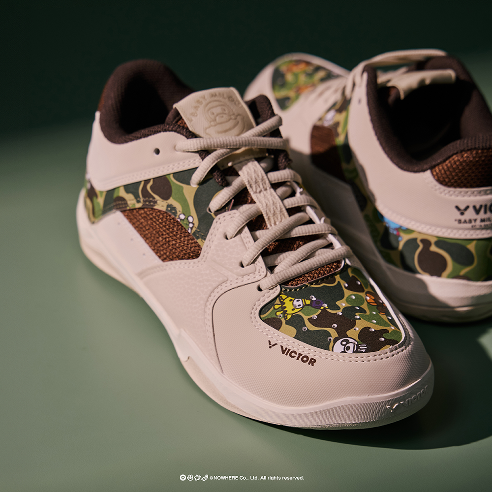 Victor x Baby Milo Store Badminton Shoes VG-BM-V (Milo Khaki Victor x Baby Milo Store Badminton Shoes VG-BM-V (Milo Khaki
