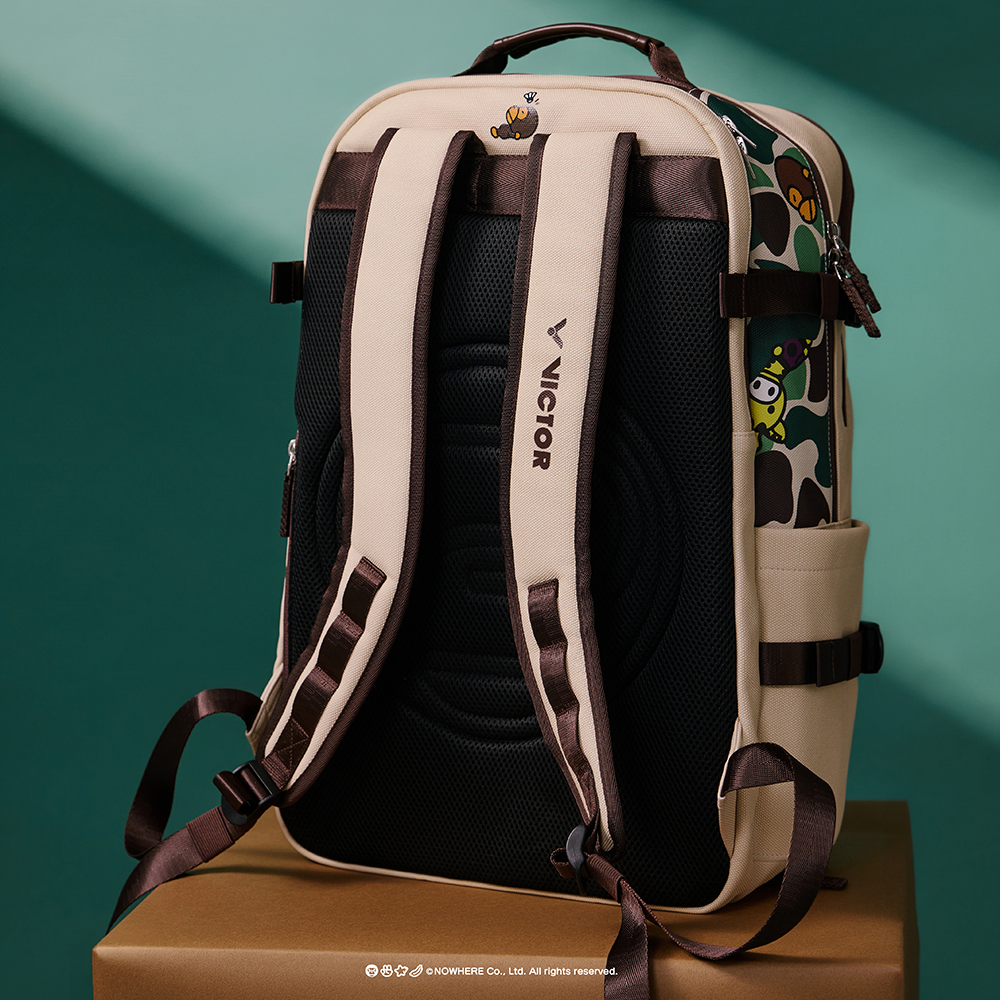 Victor x Baby Milo Store Backpack BR5049BM-V (Milo Khaki Victor x Baby Milo Store Backpack BR5049BM-V (Milo Khaki
