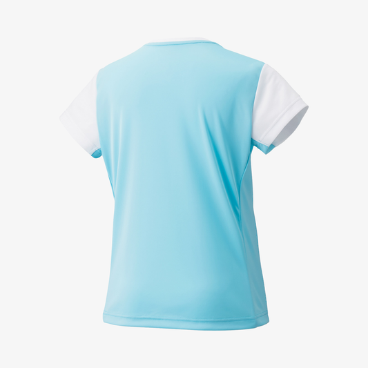 Yonex Women's Crew Neck Tournament Shirts 20738 (Aqua Blue) 