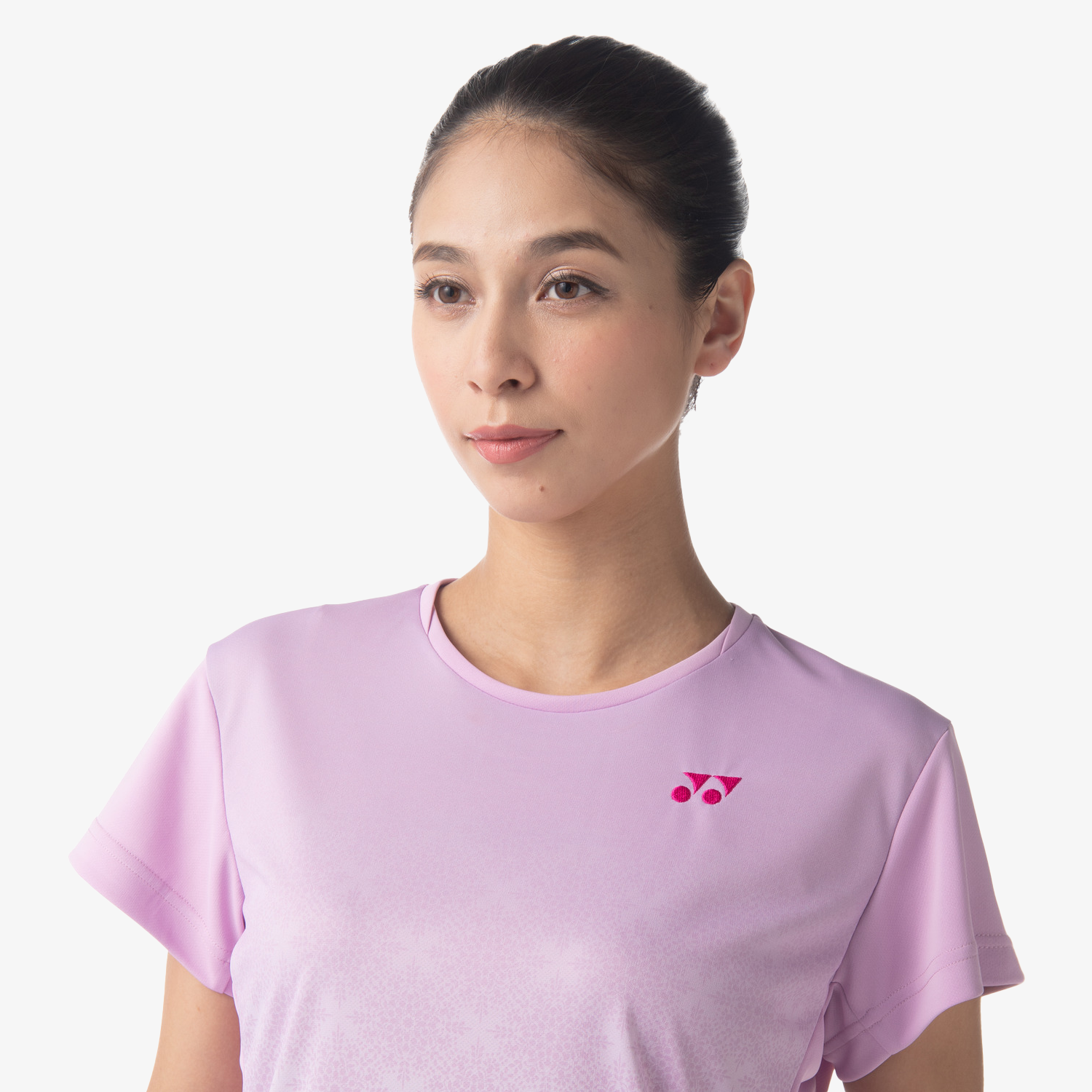 Yonex Women's Crew Neck Tournament Shirts 20738 (Mist Pink) 