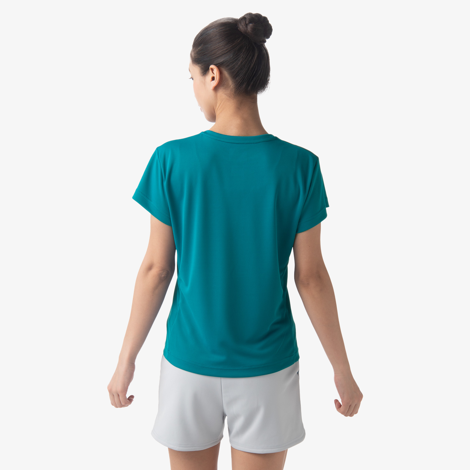 Yonex Women's Crew Neck Tournament Shirts 20738 (Teal Blue) 