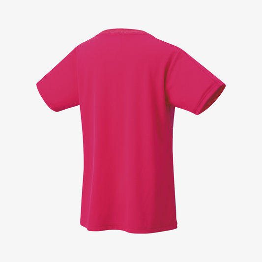 Yonex Women's Crew Neck Tournament Shirts 20814 (Bright Pink) 
