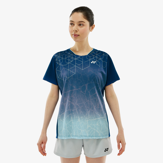 Yonex Women's Crew Neck Tournament Shirts 20814 (Dark Navy) 