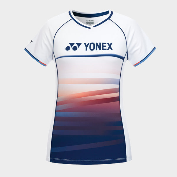 Yonex Special Edition 2023 Women's Tournament Shirt 233TS014F (White/Blue) - PREORDER