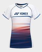 Yonex Special Edition 2023 Women's Tournament Shirt 233TS014F (White/Blue) - PREORDER