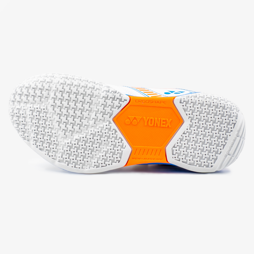 Yonex Strider Flow Junior Shoe (White/Sky Blue)