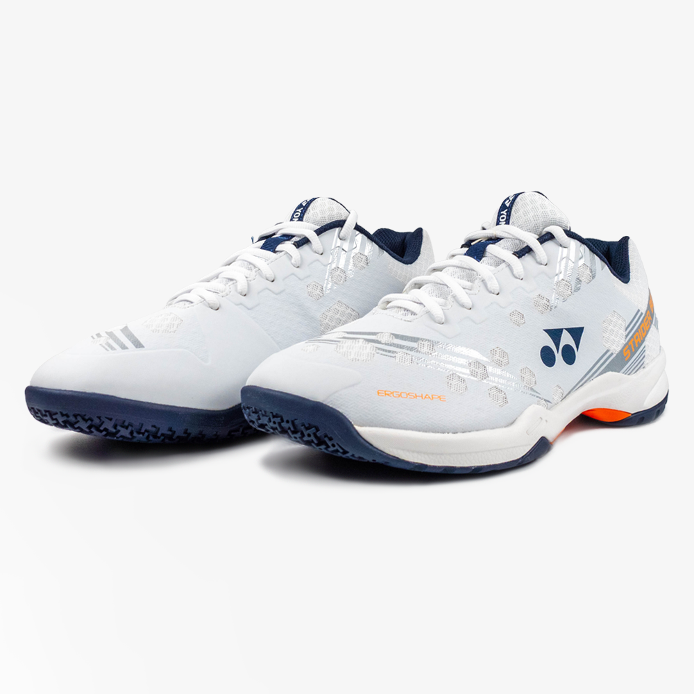 Yonex Power Cushion Strider Beat Court Shoe (White/Orange)