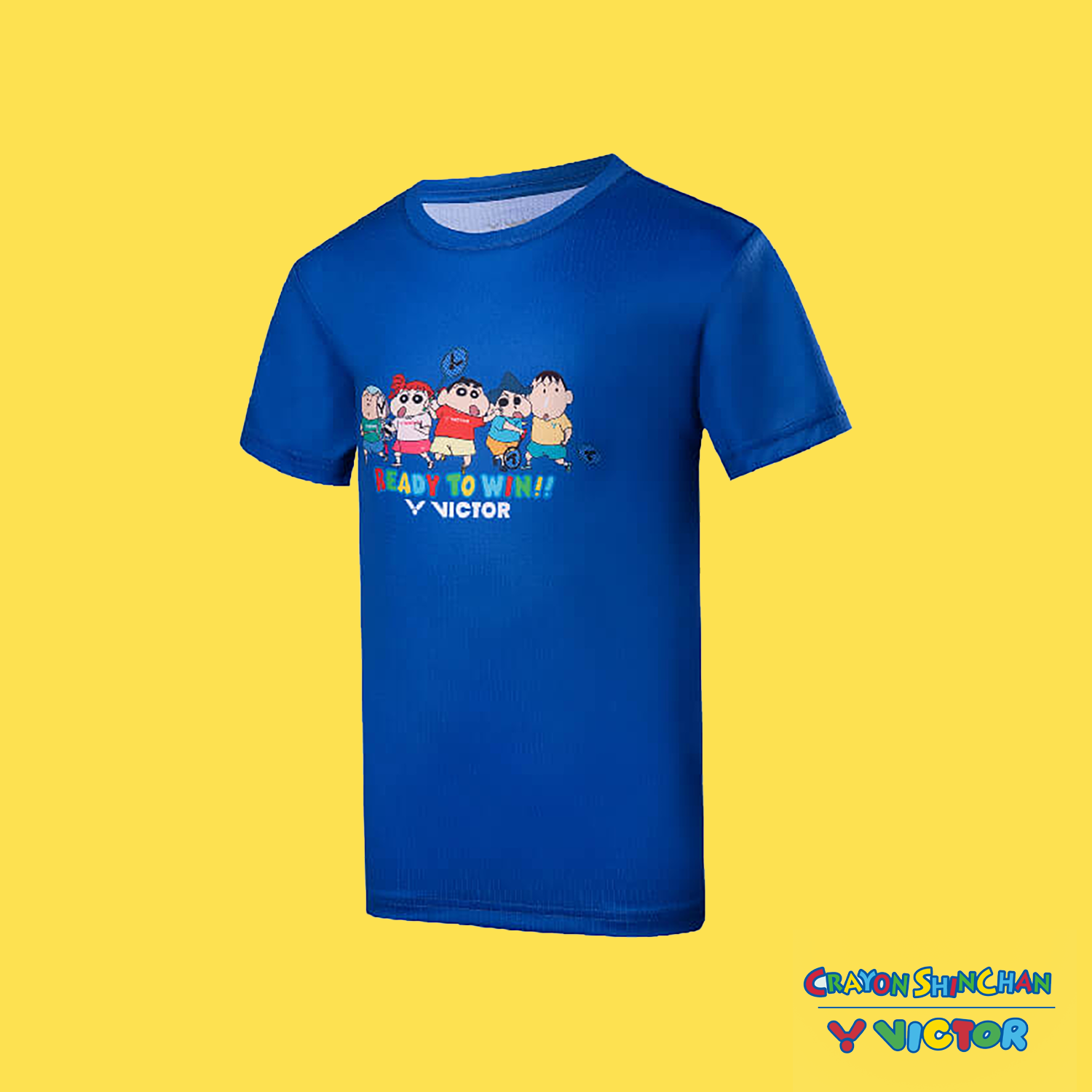 Victor x Crayon Shin Chan Junior T-Shirt T-403JRCS-F (Blue)
