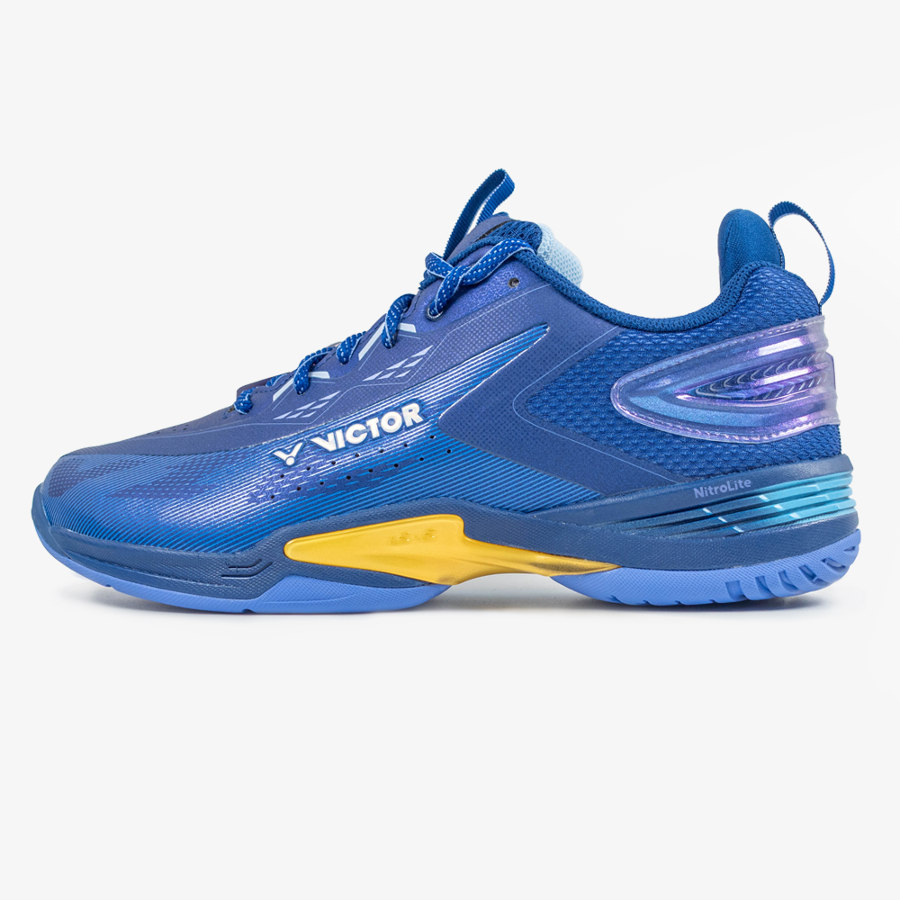 Victor A970cADV-B Court Shoe (Medieval Blue)