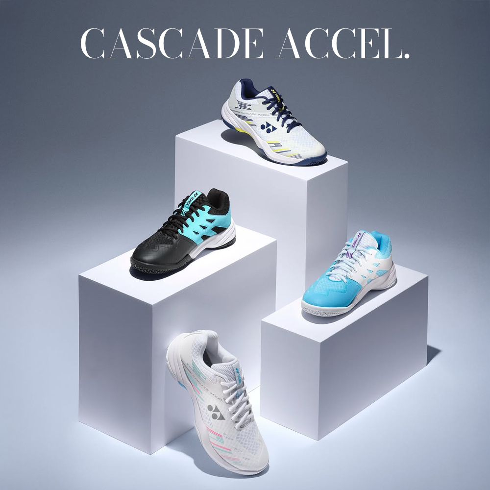 Yonex Cascade Accel (White/Navy) – JoyBadminton Yonex Cascade Accel (White/Navy) – JoyBadminton