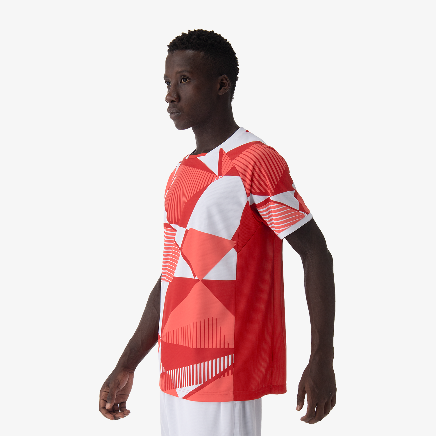 Yonex Men's Crew Neck Shirt 10635 (Tango Red)