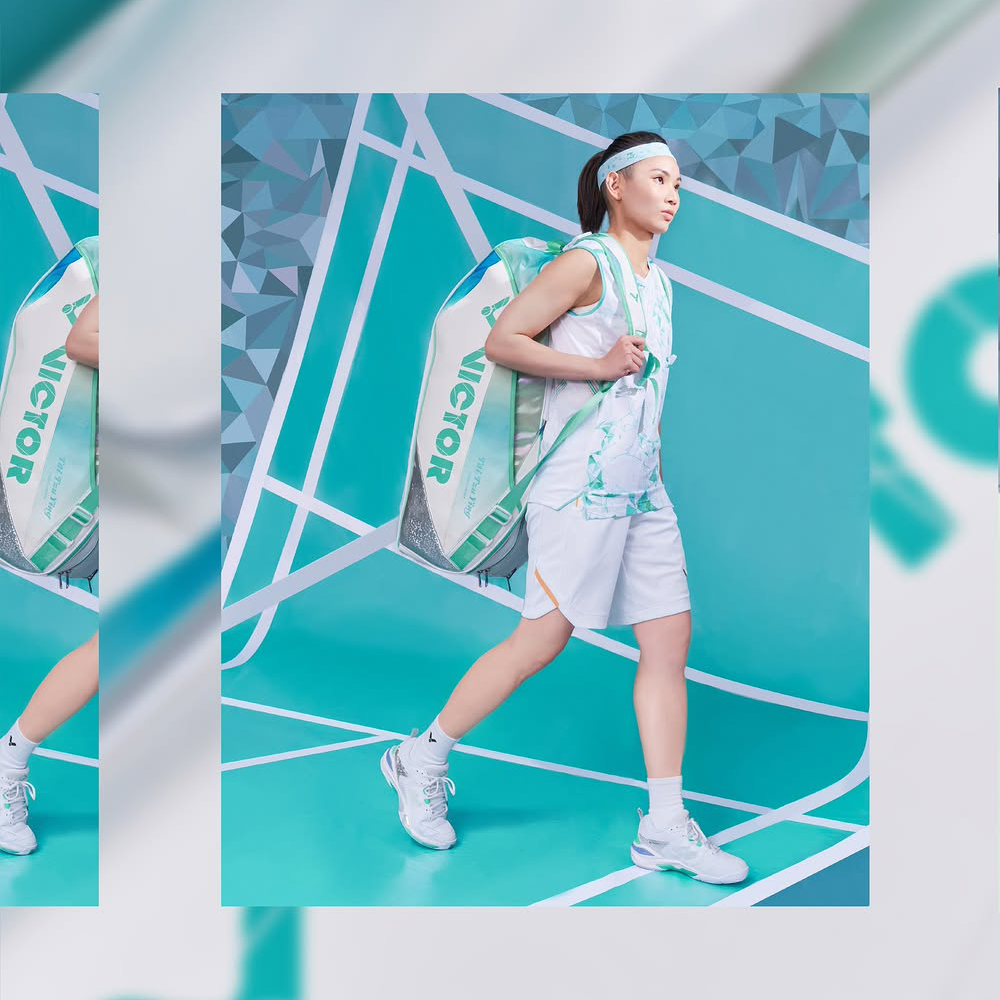 Victor Tai Tzu Ying Backpack BR5033TTY-AR (Bright White/ Cockatoo Green)