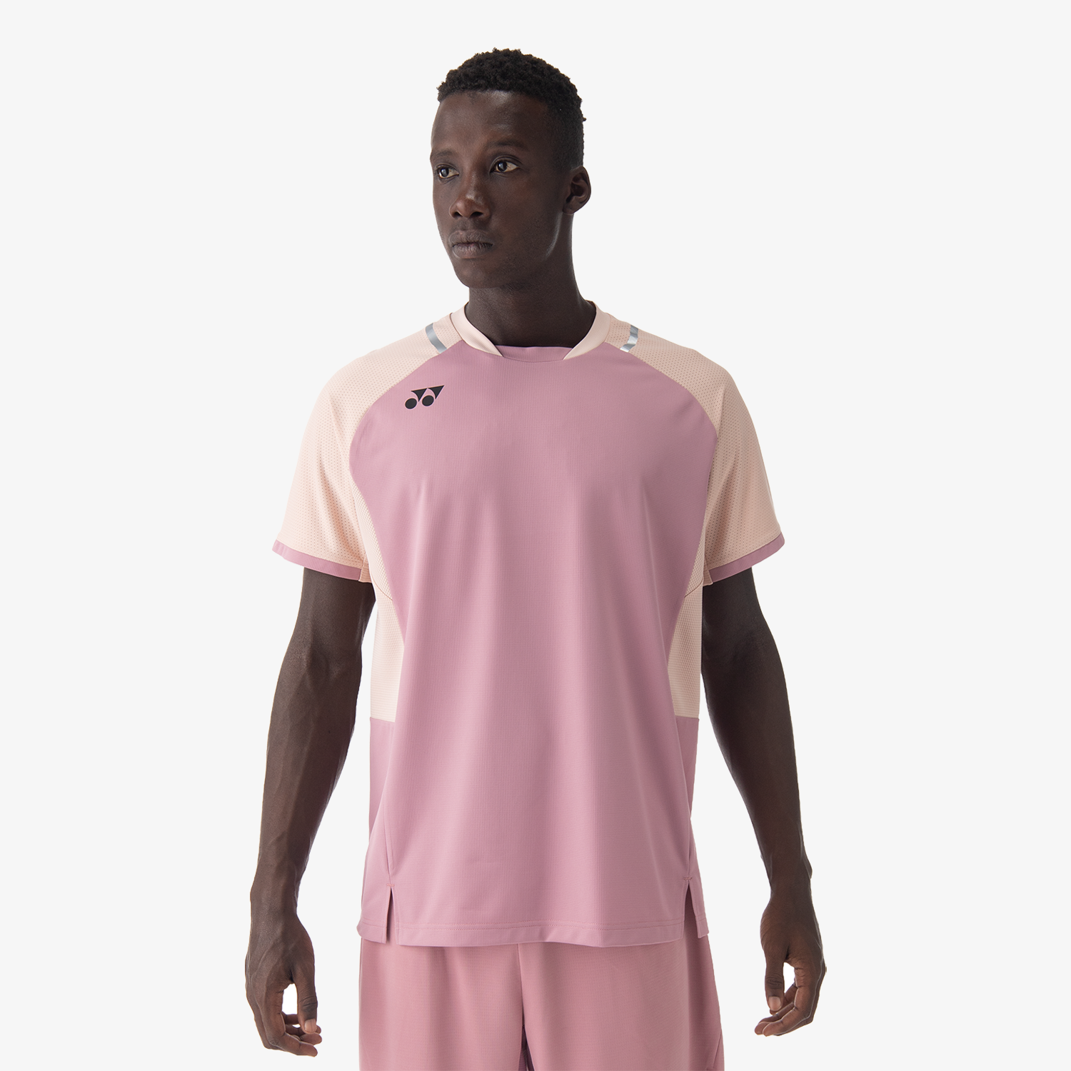 Yonex Men's Crew Neck Shirt 10633 (Pearl Rose)