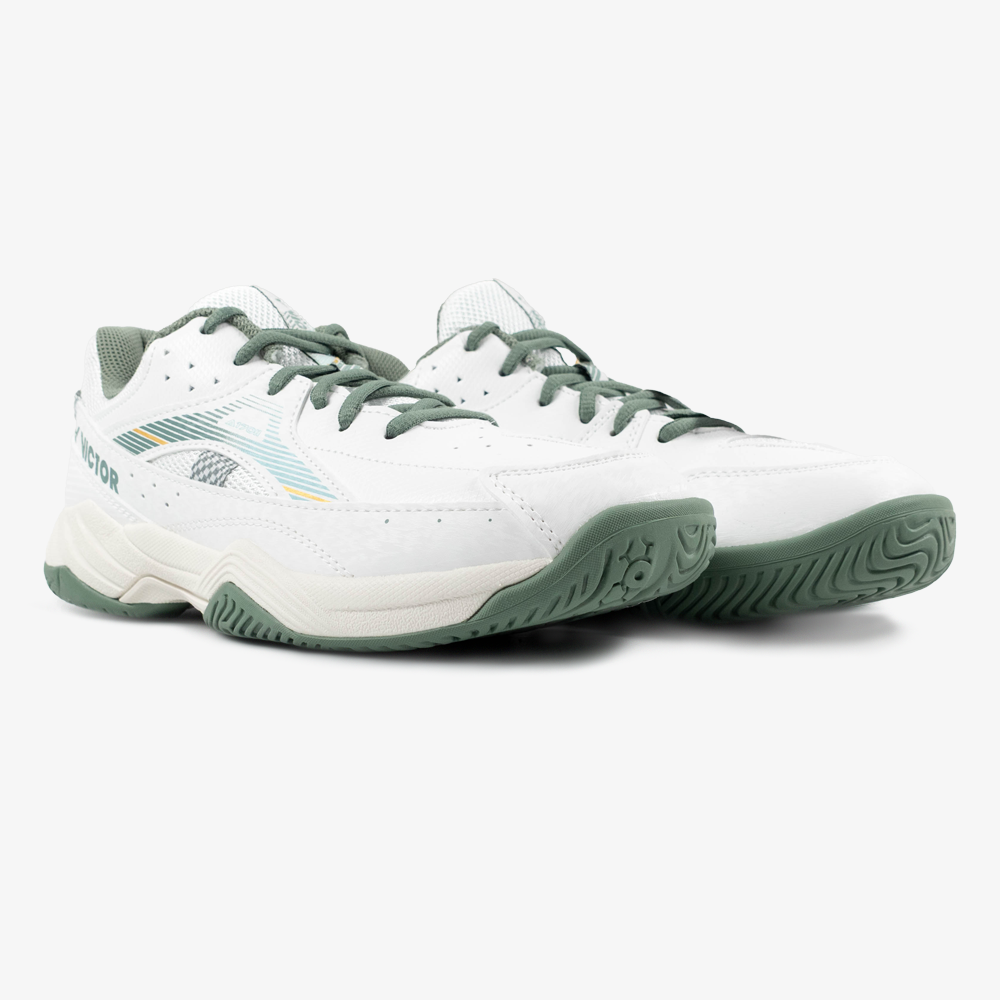 Victor A170II-AG Court Shoe (Brilliant White/Granite Green)