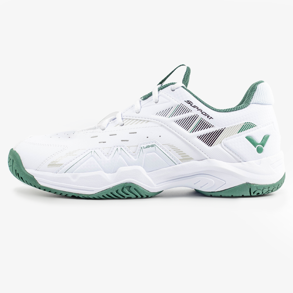 Victor P8500CLS-AG Wide Shoe (Bright White/Hunter Green)