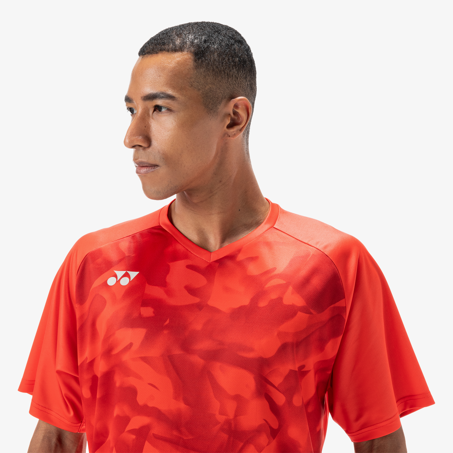 Yonex Men's Crew Neck Shirts YM0033 (Pearl Red)