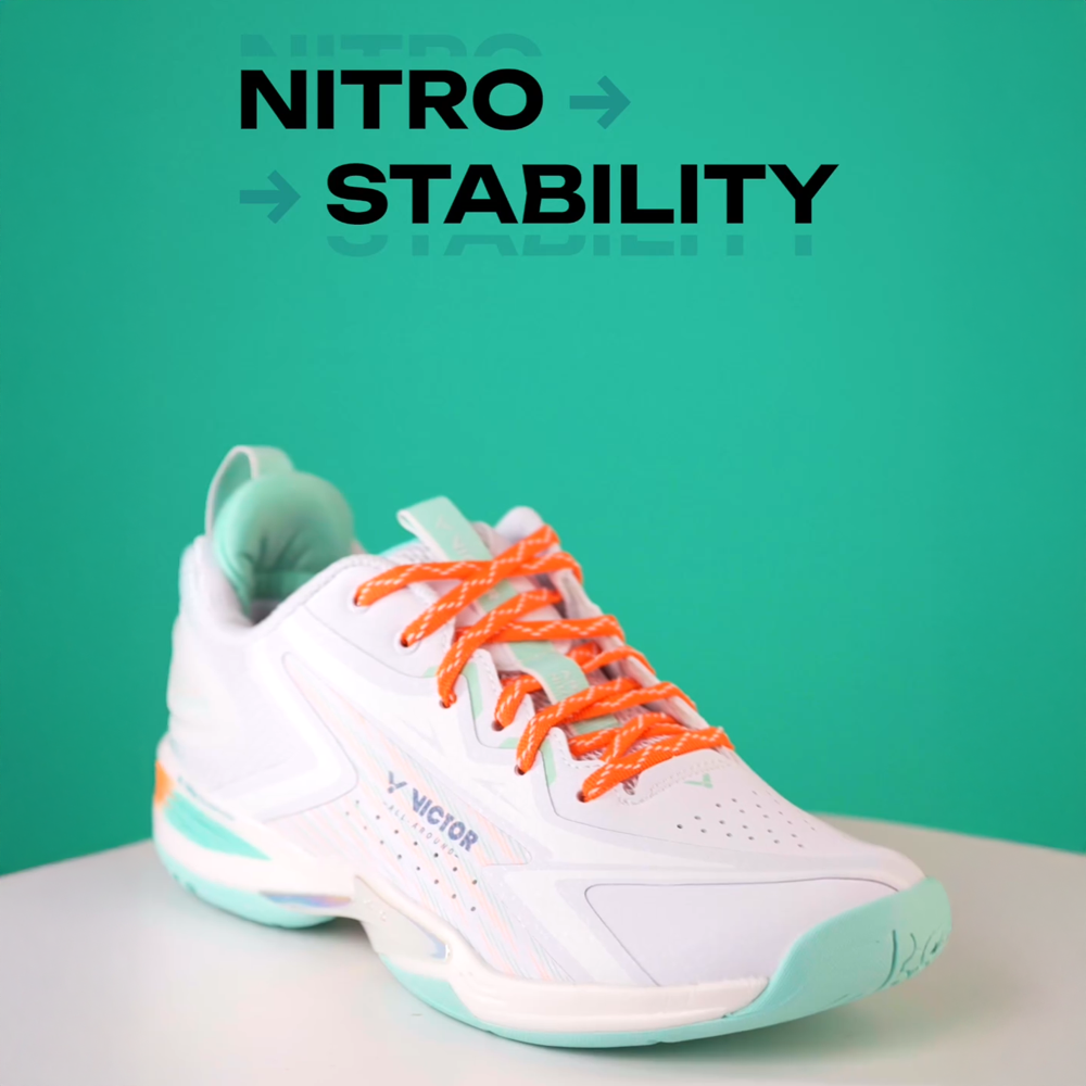 Victor A970NITROLITE AG (White/Brook Green) – JoyBadminton Victor A970NITROLITE AG (White/Brook Green) – JoyBadminton