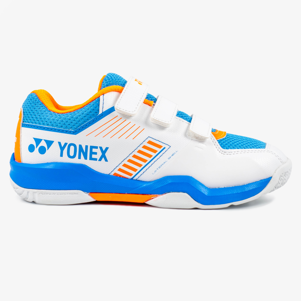 Yonex Strider Flow Junior Shoe (White/Sky Blue)