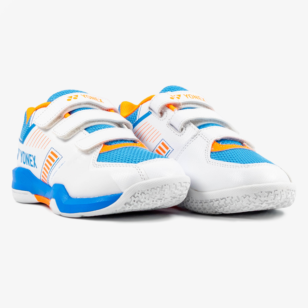 Yonex Strider Flow Junior Shoe (White/Sky Blue)