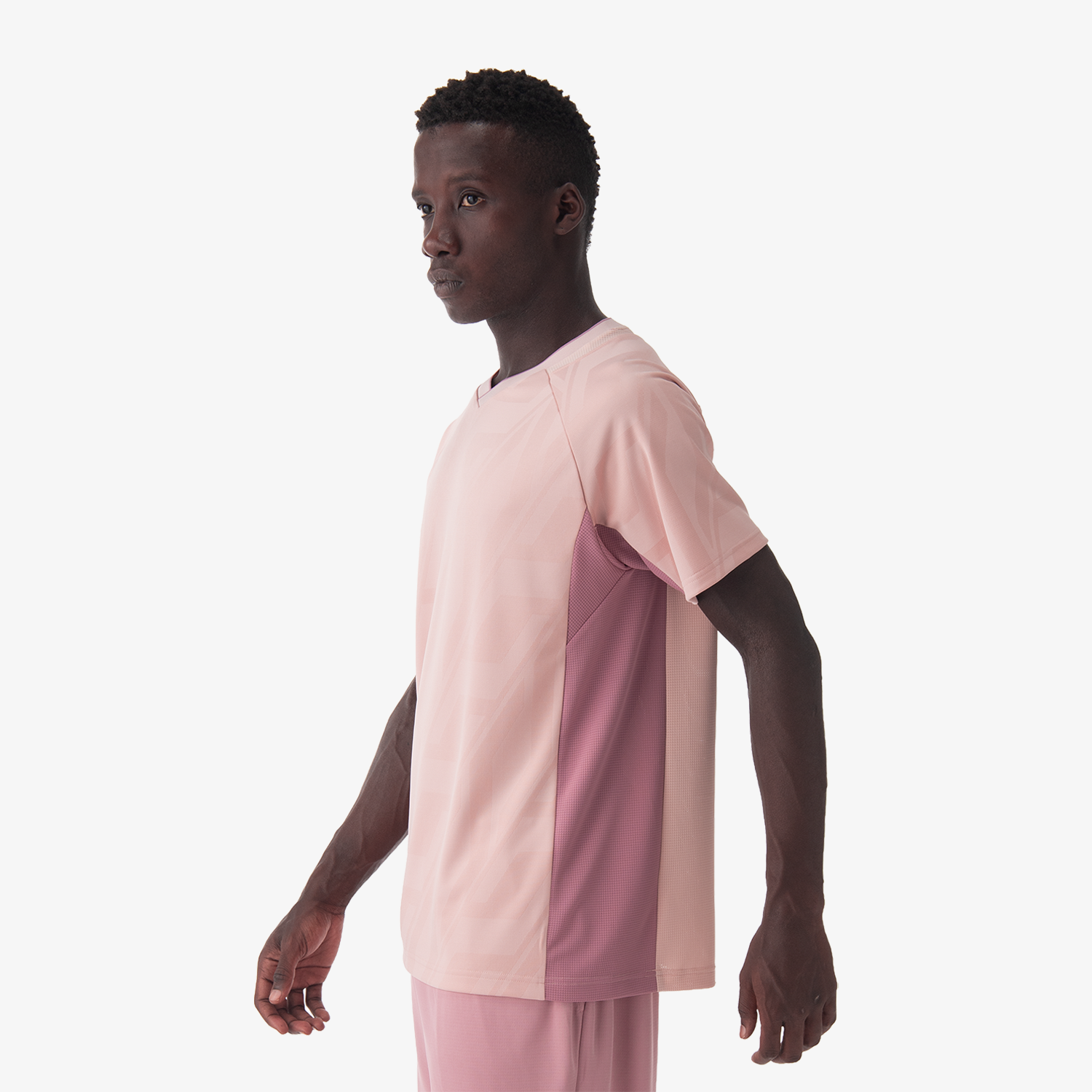 Yonex Men's Crew Neck Shirt 10632 (Smoke Pink)