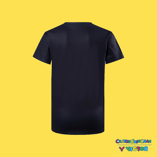 Victor x Crayon Shin Chan Junior T-Shirt T-404JRCS-C (Black)