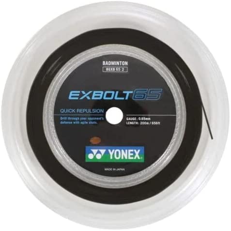 Yonex Exbolt 65 200m Badminton String (Black)