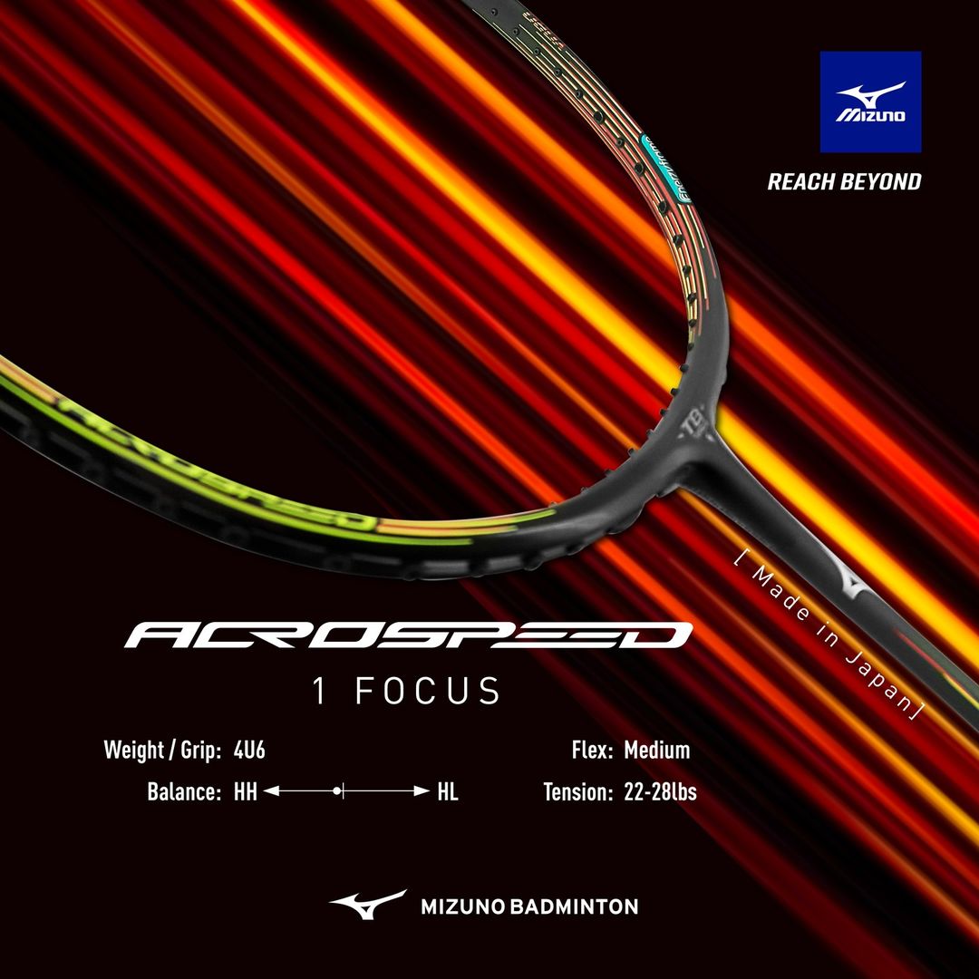 Mizuno Acrospeed 1 Focus (Black) 