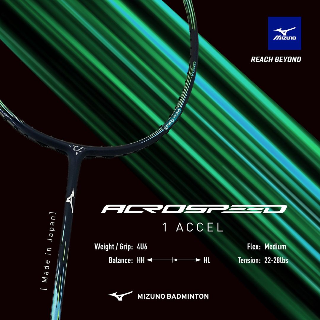 Mizuno Acrospeed 1 Accel (Dark Blue / Green) - PREORDER