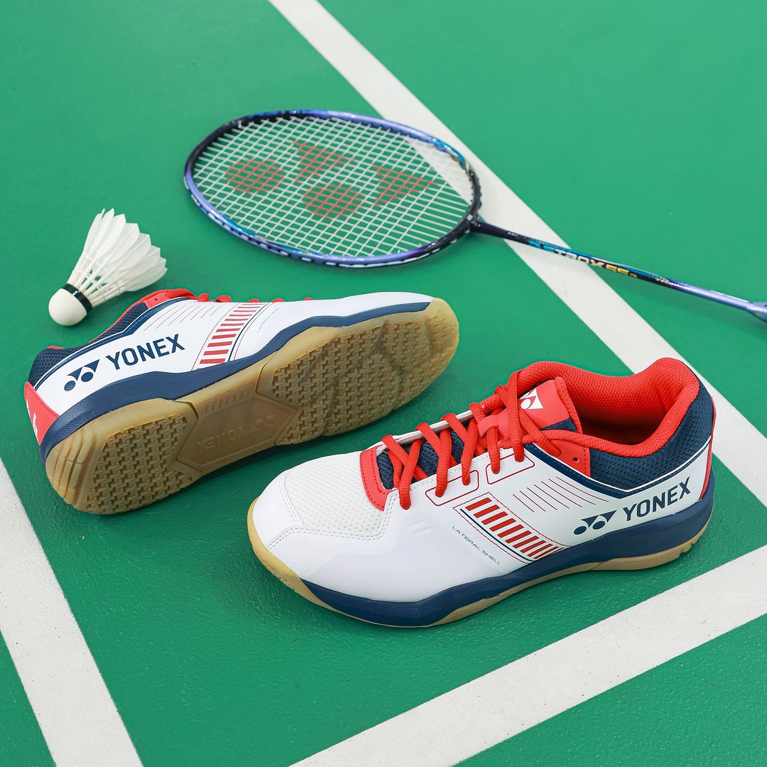 Yonex Strider Wide (White/Red) Court Shoe 