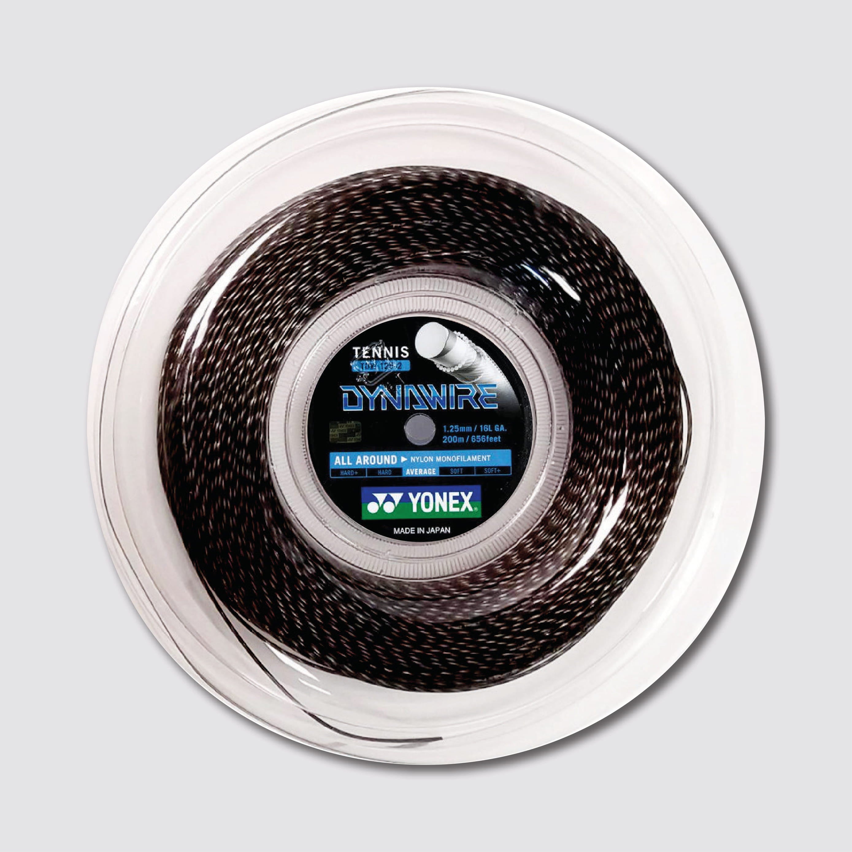 Yonex Dynawire 125 200m Tennis String - 16/1.25mm (Black)