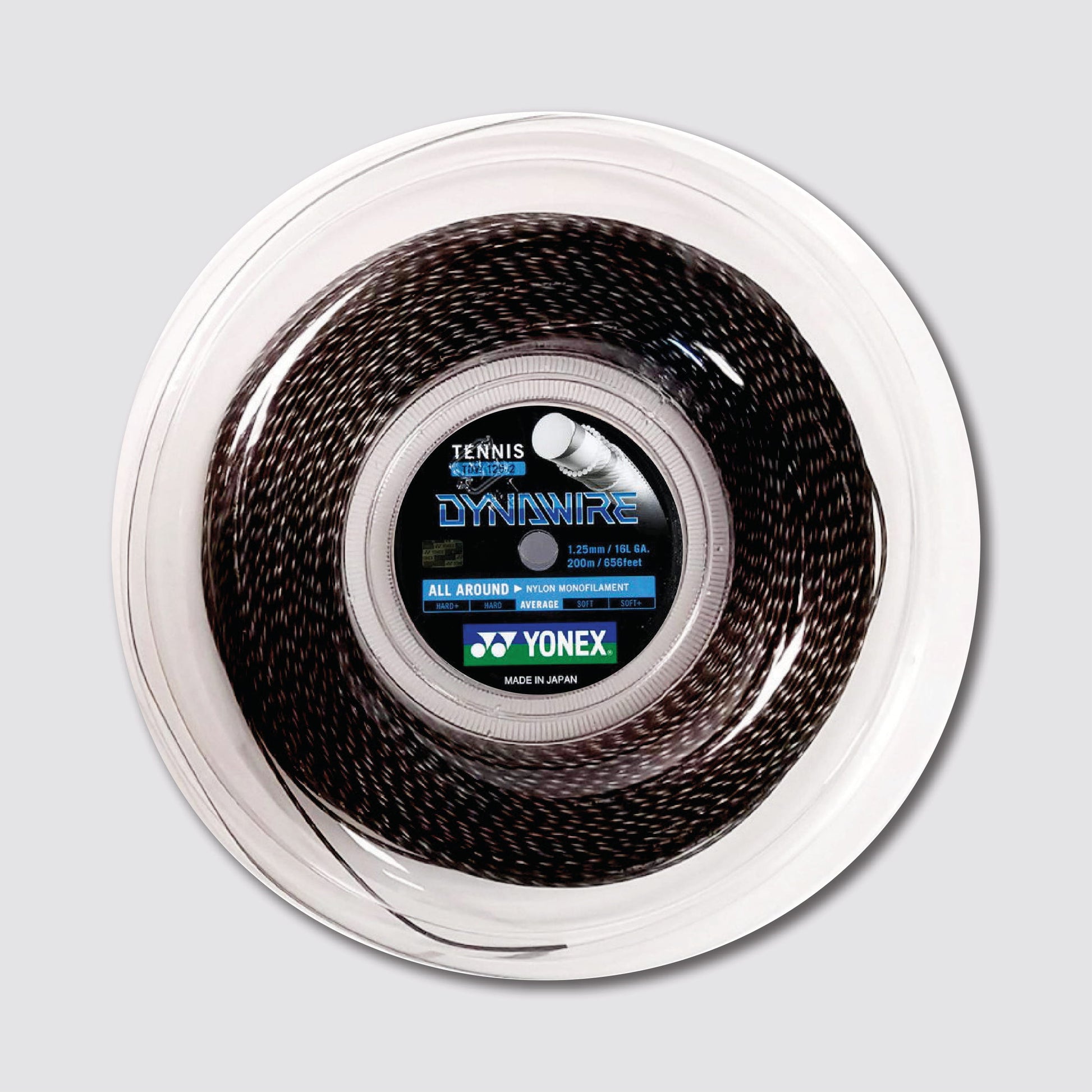 Yonex Dynawire 125 200m Tennis String - 16/1.25mm (Black)