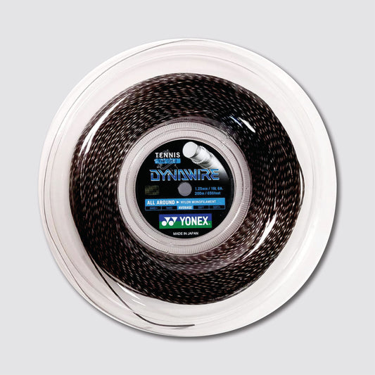 Yonex Dynawire 125 200m Tennis String - 16/1.25mm (Black)