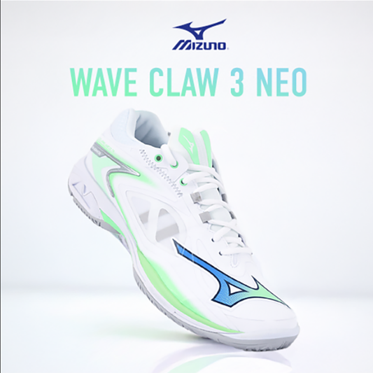 Mizuno Wave Claw Neo 3 Wide (White/Lime)