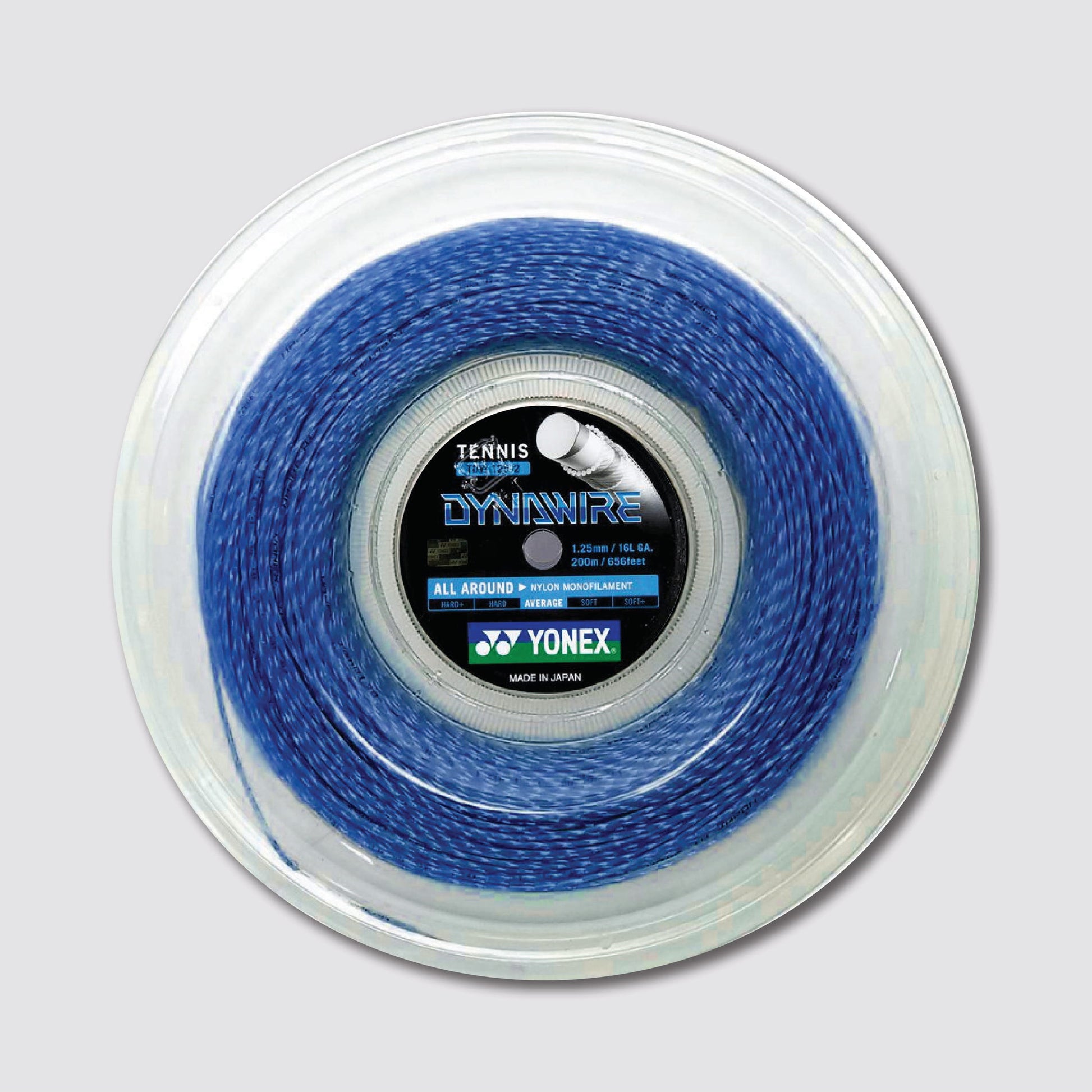 Yonex Dynawire 125 200m Tennis String - 16/1.25mm (Blue)
