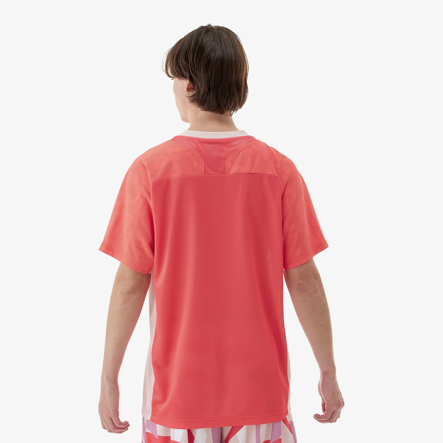 Yonex Men's Crew Neck Shirt 10634 (Coral Red)