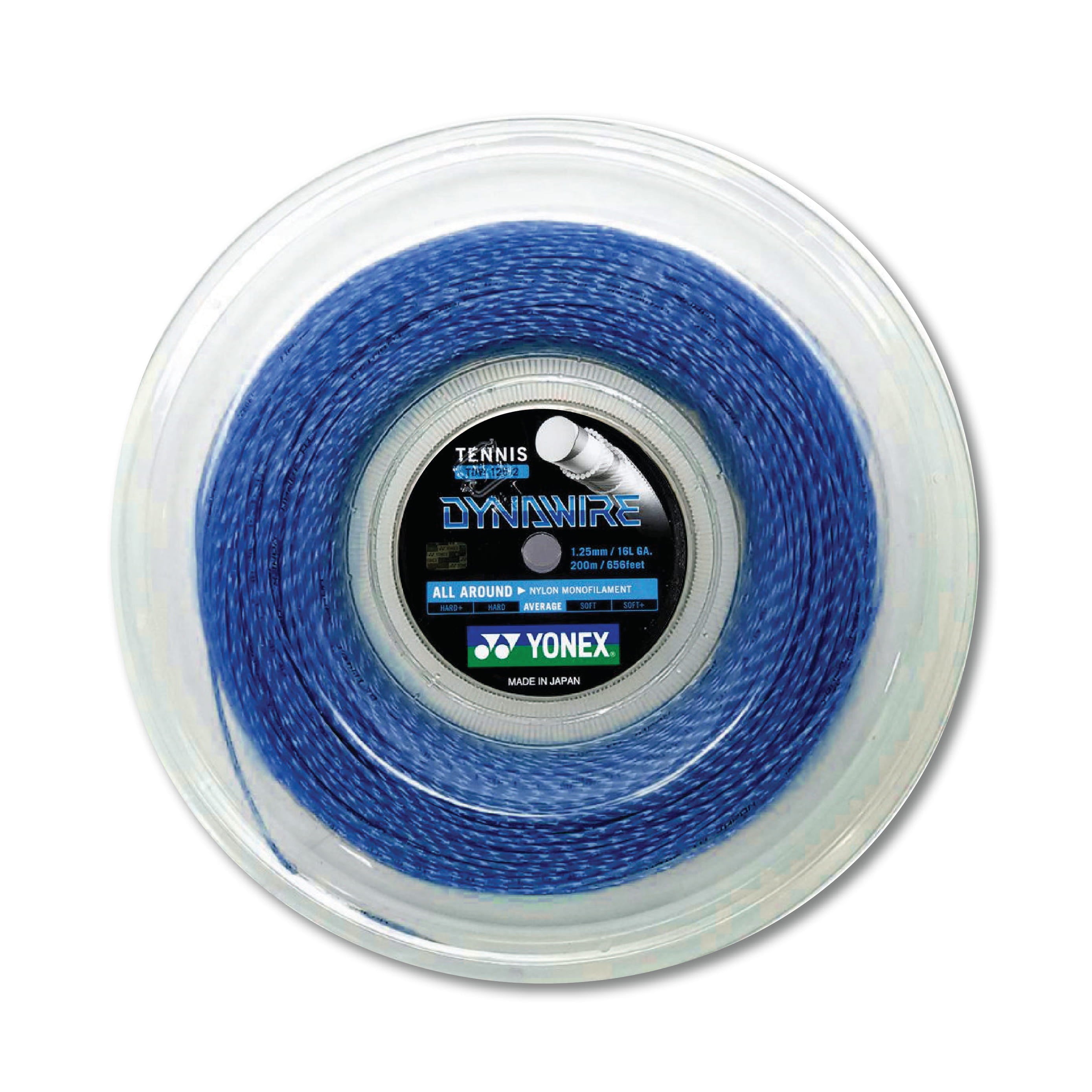 Yonex Dynawire 125 200m Tennis String - 16/1.25mm (Blue)