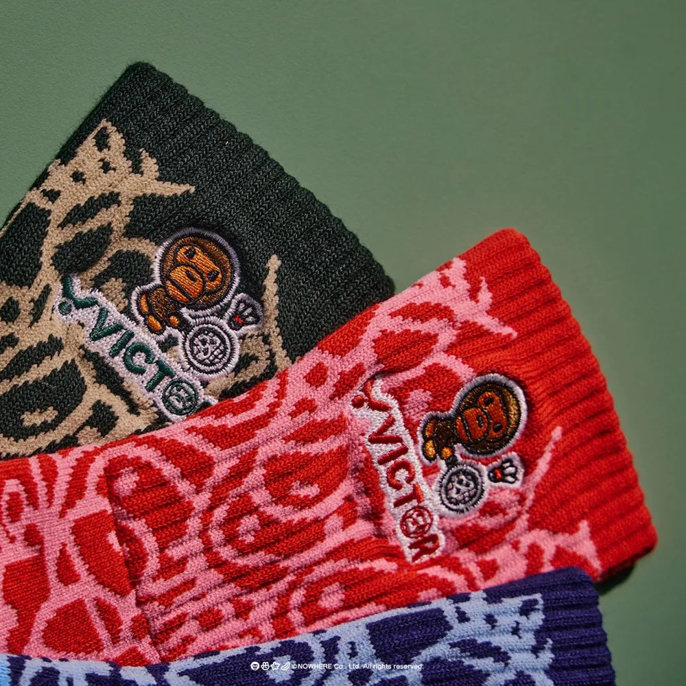 Victor x Baby Milo Store Men's Socks SK509BM-Q (Ape Bloom Camo) - COMING SOON