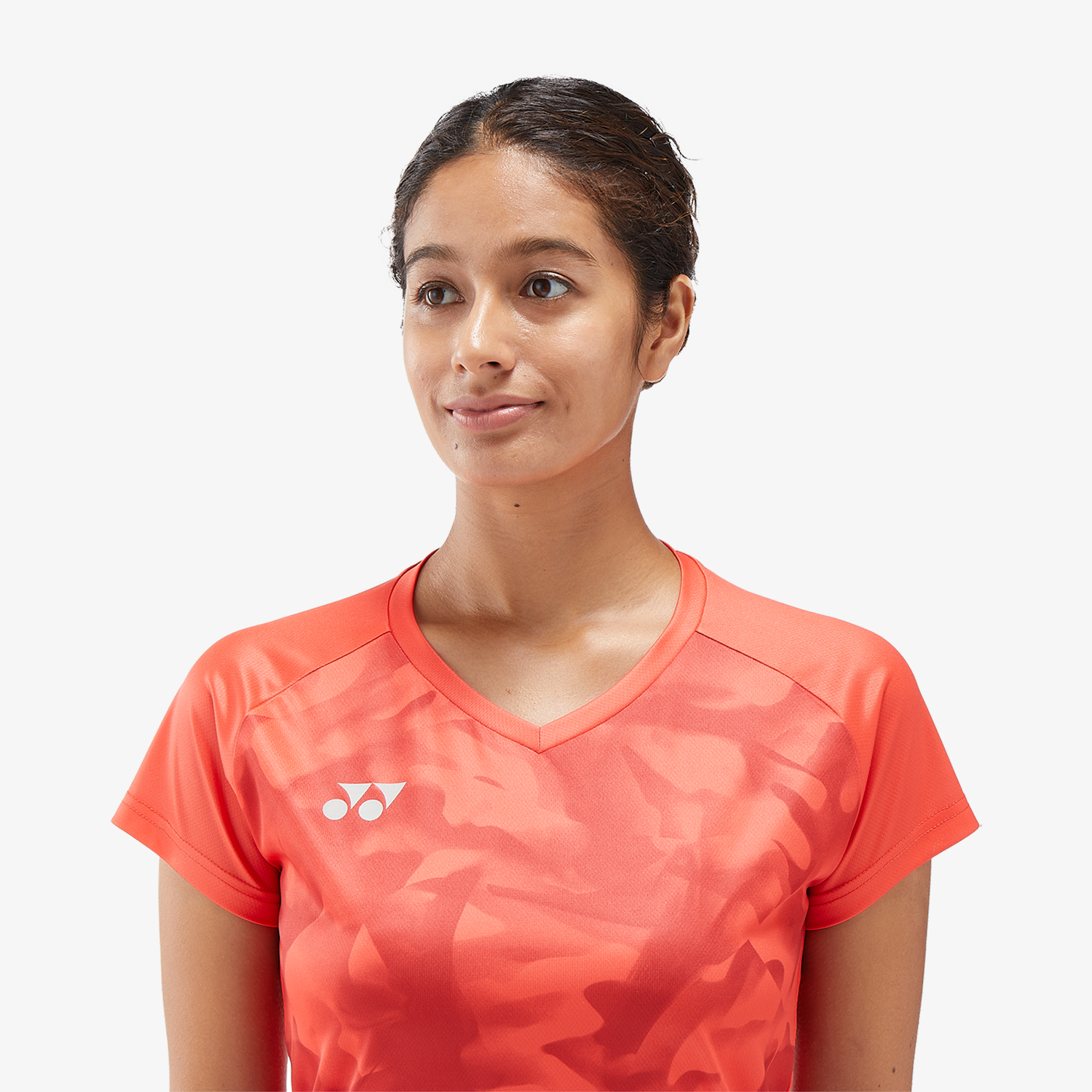 Yonex Women's Crew Neck Shirts YW0033 (Pearl Red)