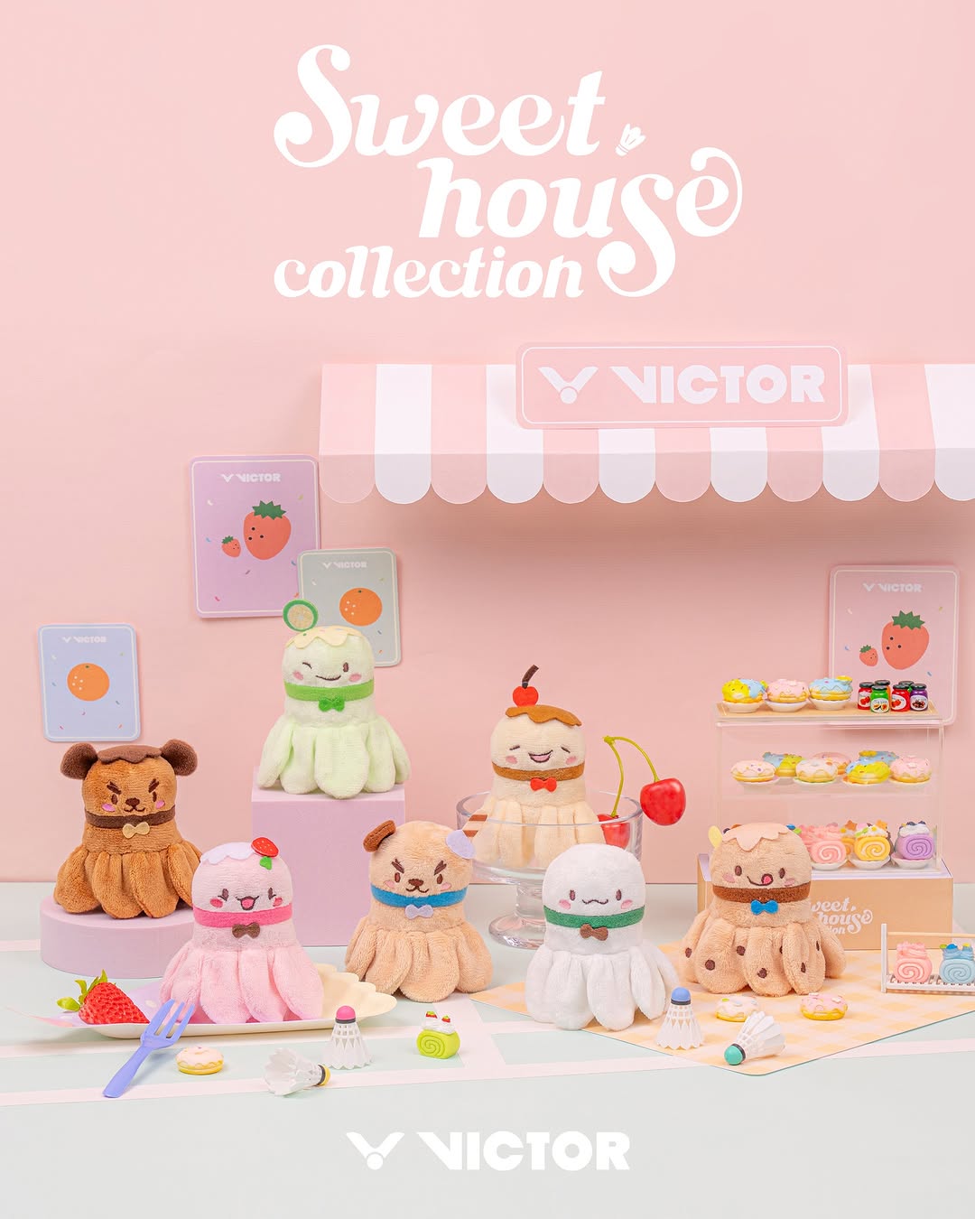 Victor Sweet House Collection Sweet Smash Bag Charm PG6027-V2 (Tiramisu)