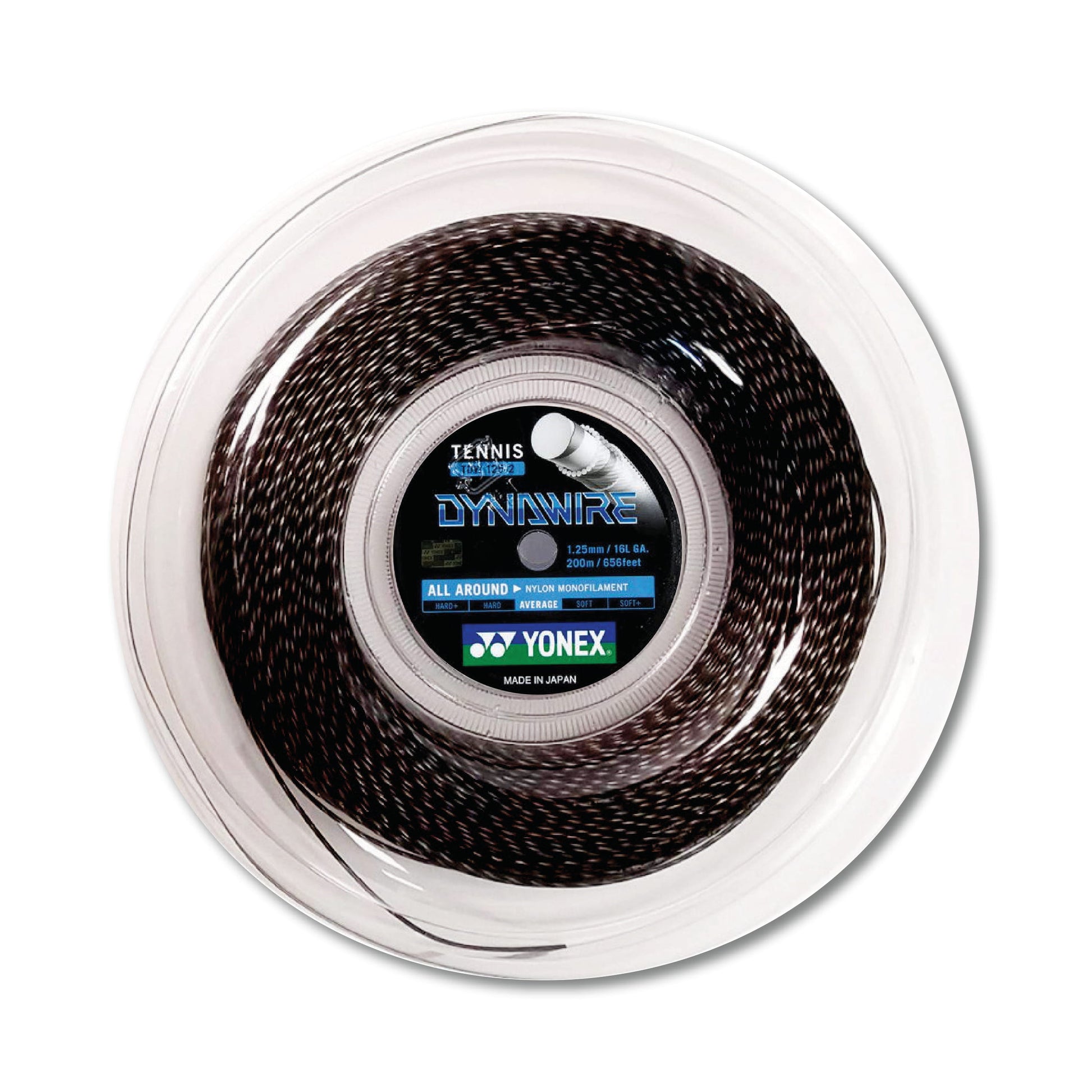 Yonex Dynawire 125 200m Tennis String - 16/1.25mm (Black)