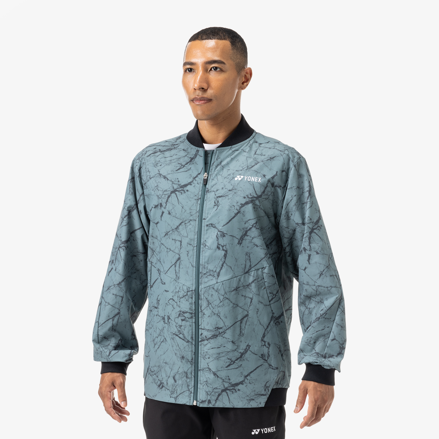 Yonex 2025 Men's Warm-Up Jacket YM0041 (Olive)