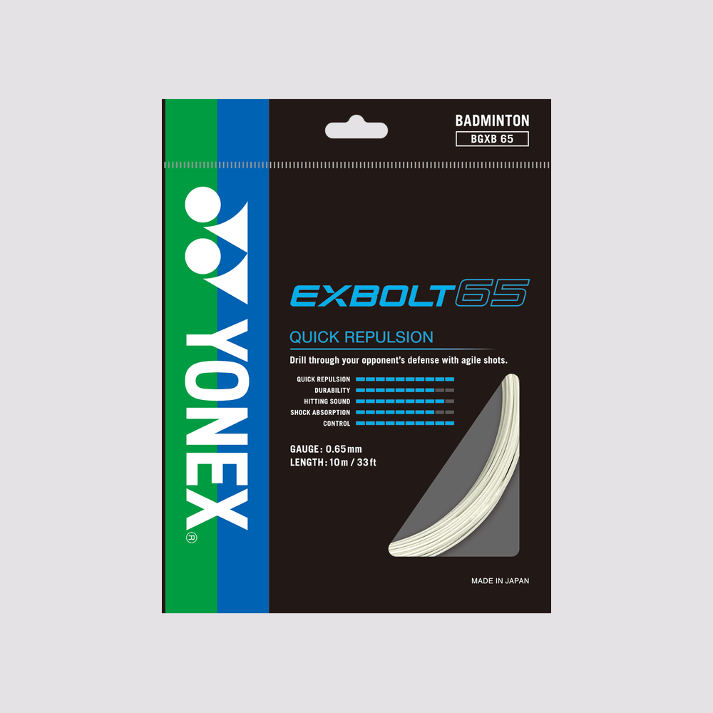 Yonex Exbolt 65 Badminton String Reel 200m - Yellow